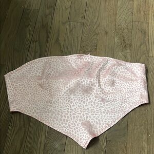 Pink Leopard Print Tube Top